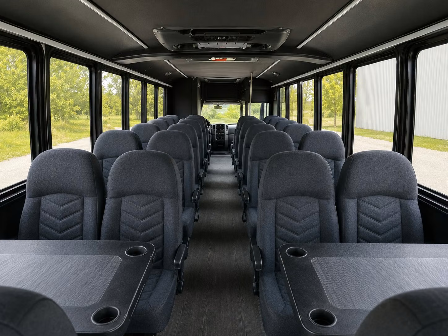 20 passenger minibus inside