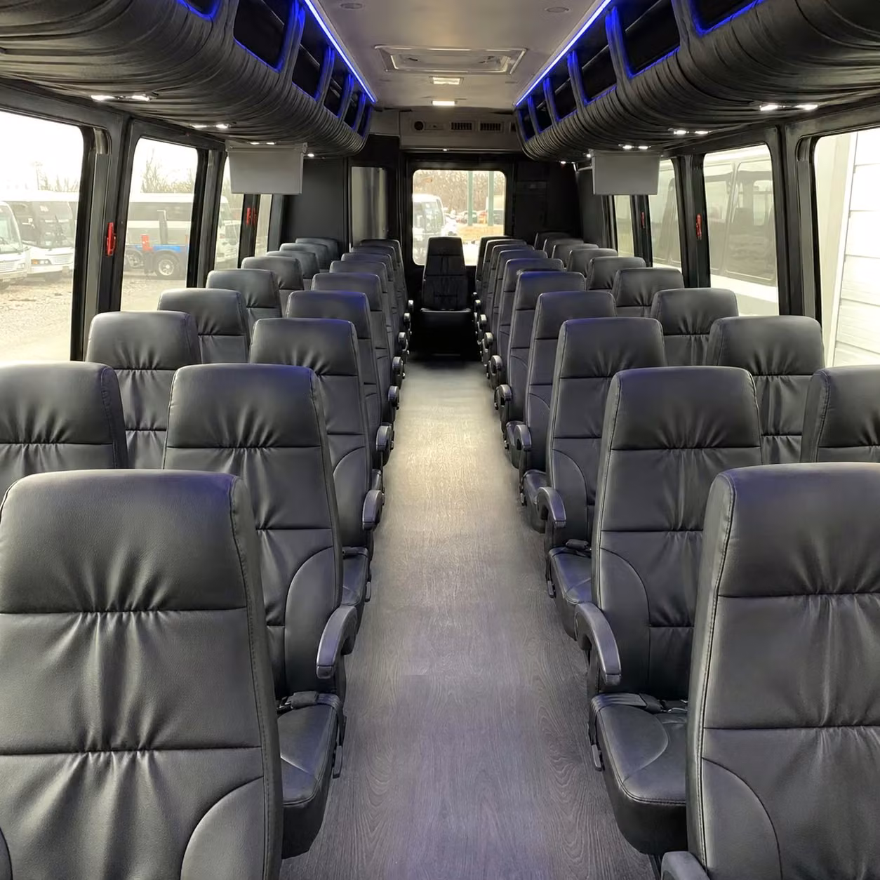 30 passenger minibus inside