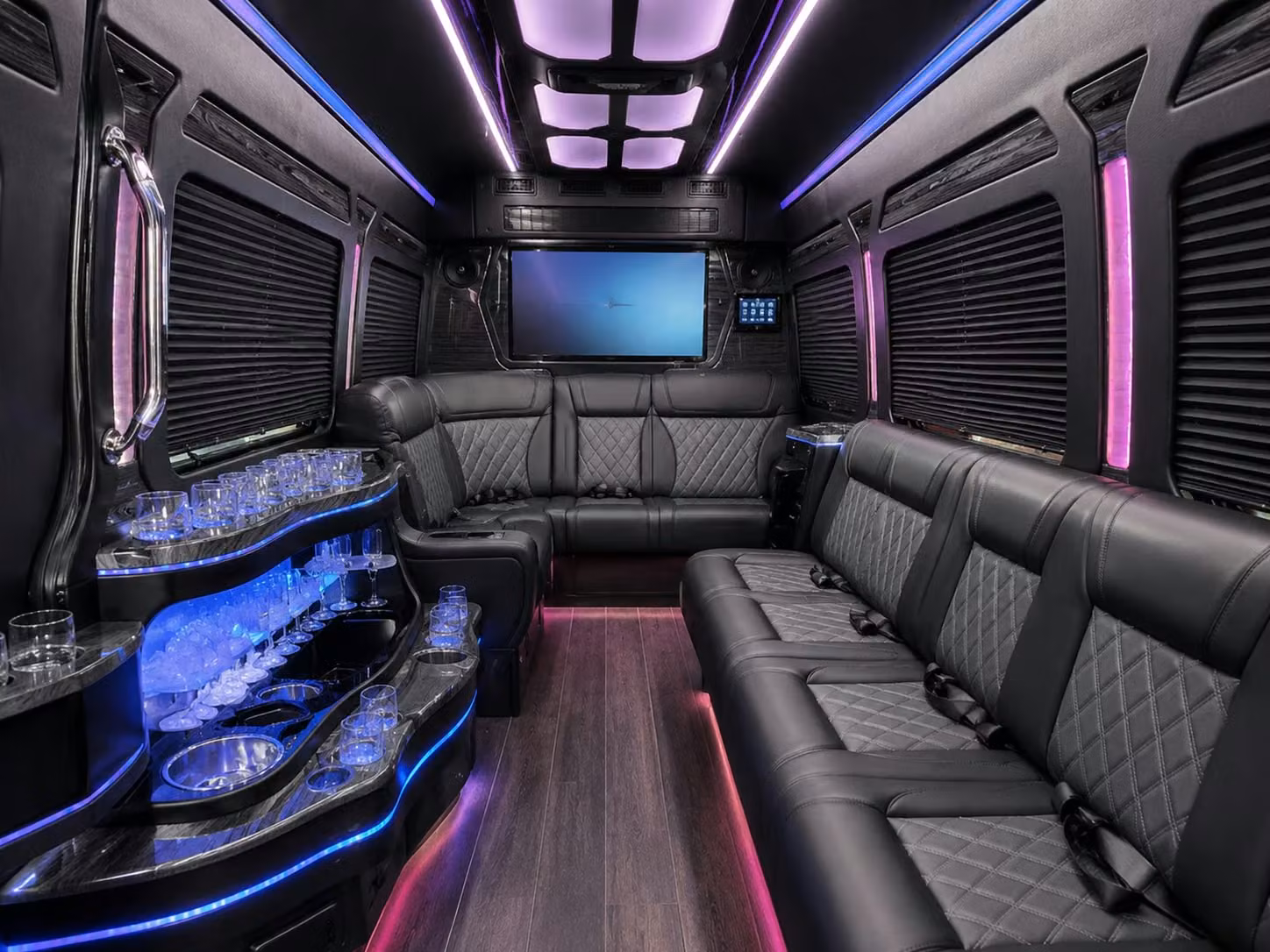 post reception transportation and late night shuttles in woodbridge