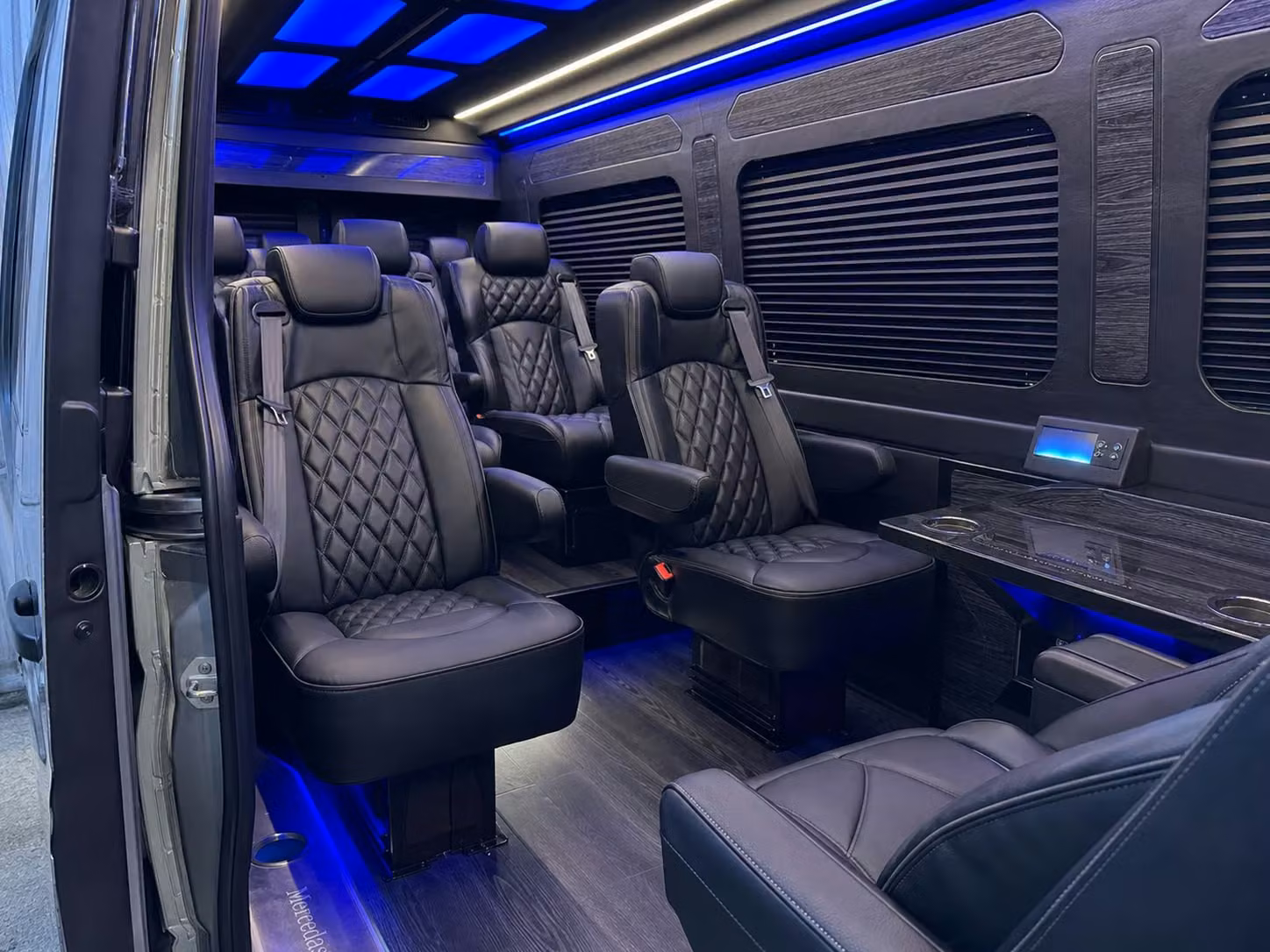 sprinter van transportation for groups and events across woodbridge