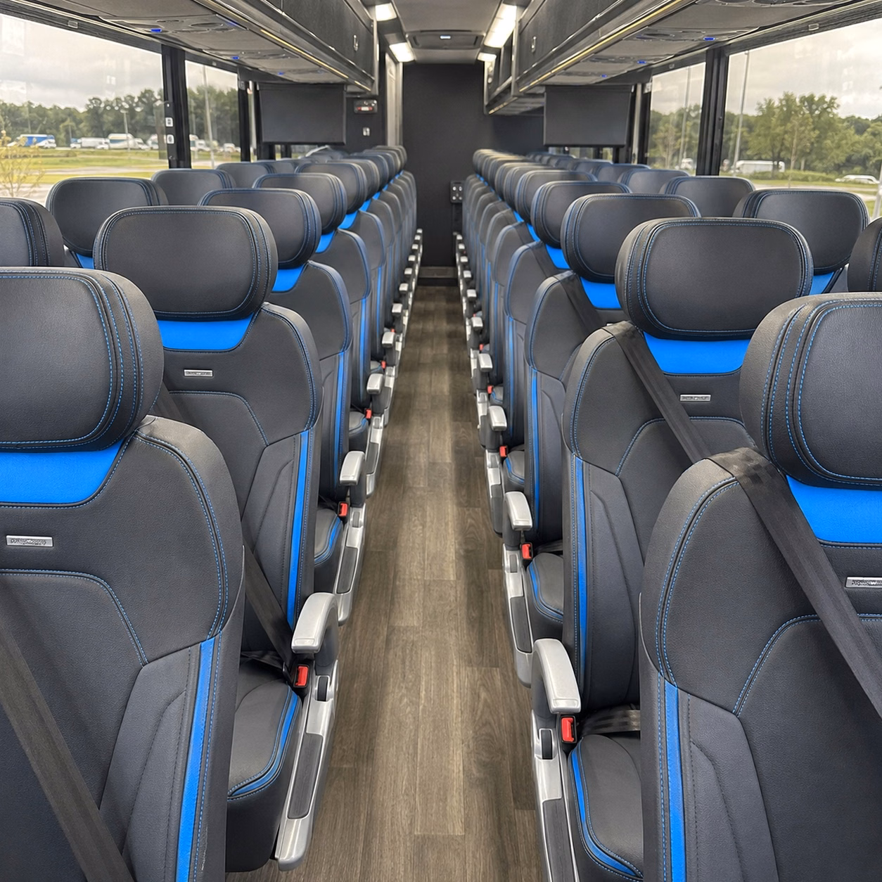 woodbridge 56 passenger charter bus rental