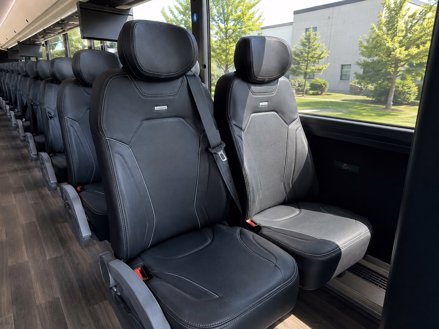 woodbridge charter bus rental inside